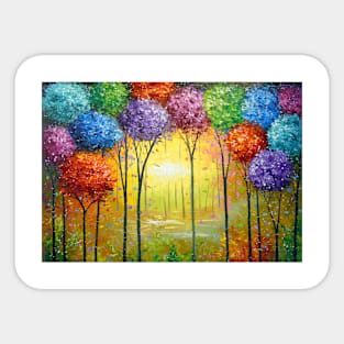 Fairytale forest Sticker